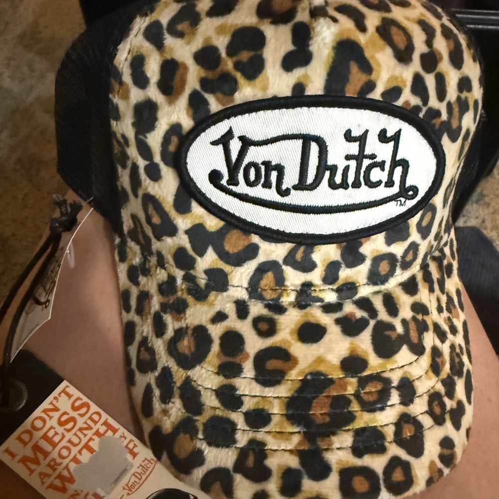 Von Dutch Animal Print  Hat